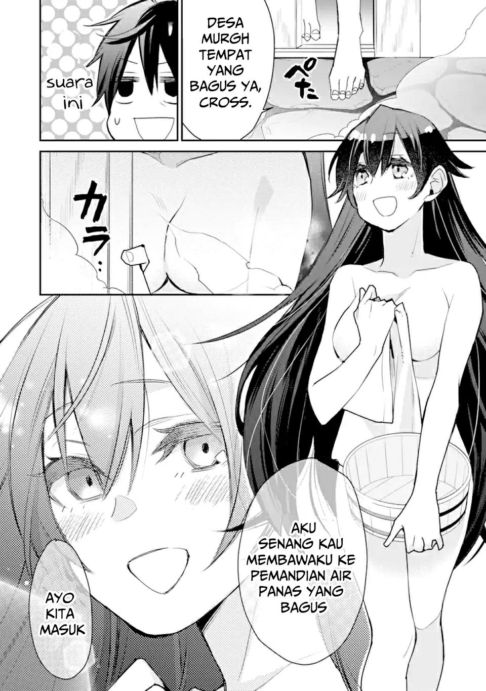 Saikyou no Madoshi. Hisa ni Ya wo Ukete Shimatta no de Inaka no Eihei ni Naru Chapter 22.2 Bahasa Indonesia