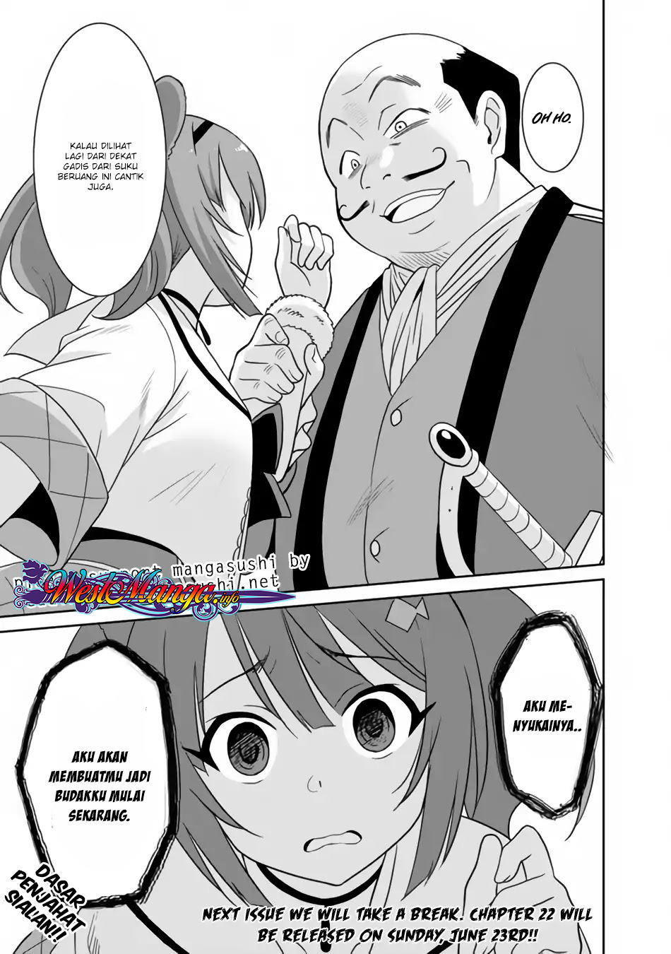 Saikyou no Shuzoku ga Ningen Datta Ken Chapter 21 Bahasa Indonesia