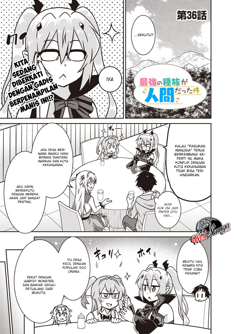 Saikyou no Shuzoku ga Ningen Datta Ken chapter 36