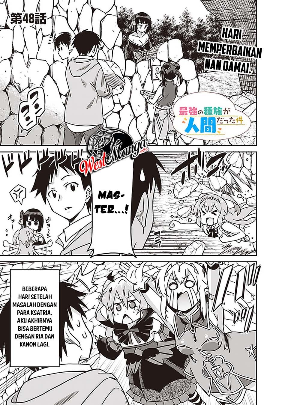 Saikyou no Shuzoku ga Ningen Datta Ken Chapter 48 Bahasa Indonesia