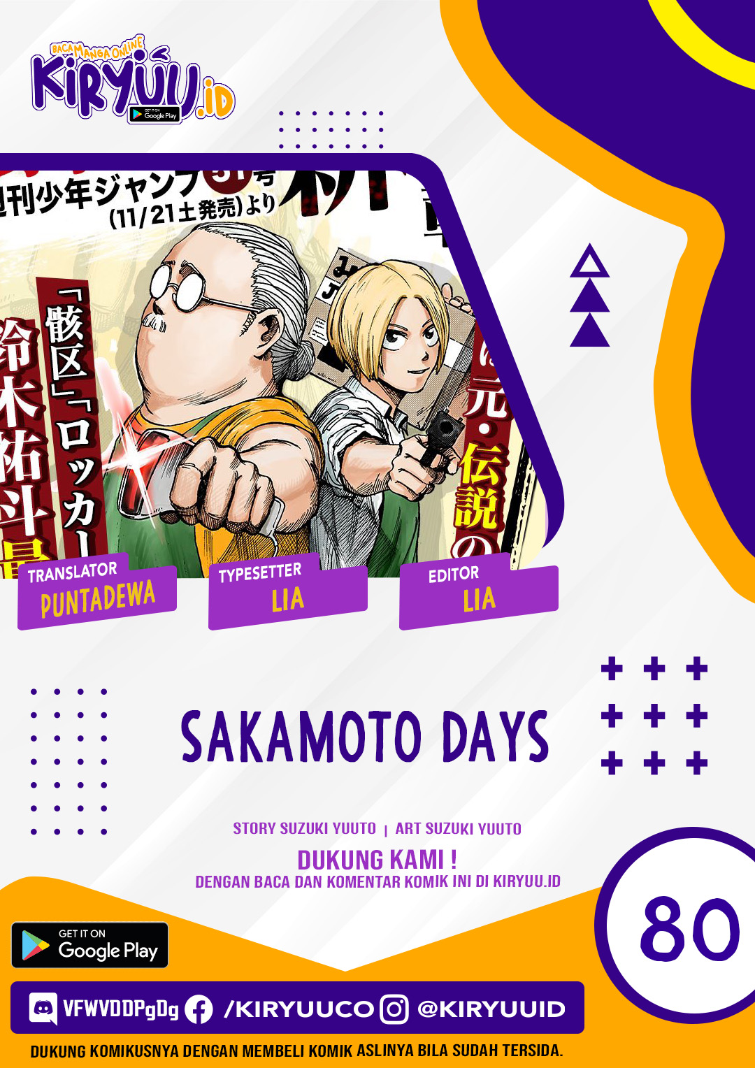 Sakamoto Days Chapter 80 Bahasa Indonesia