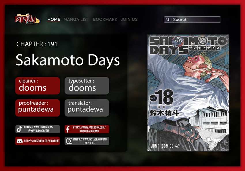 Dilarang COPAS - situs resmi www.mangacanblog.com - Komik sakamoto days 191 - chapter 191 192 Indonesia sakamoto days 191 - chapter 191 Terbaru 0|Baca Manga Komik Indonesia|Mangacan