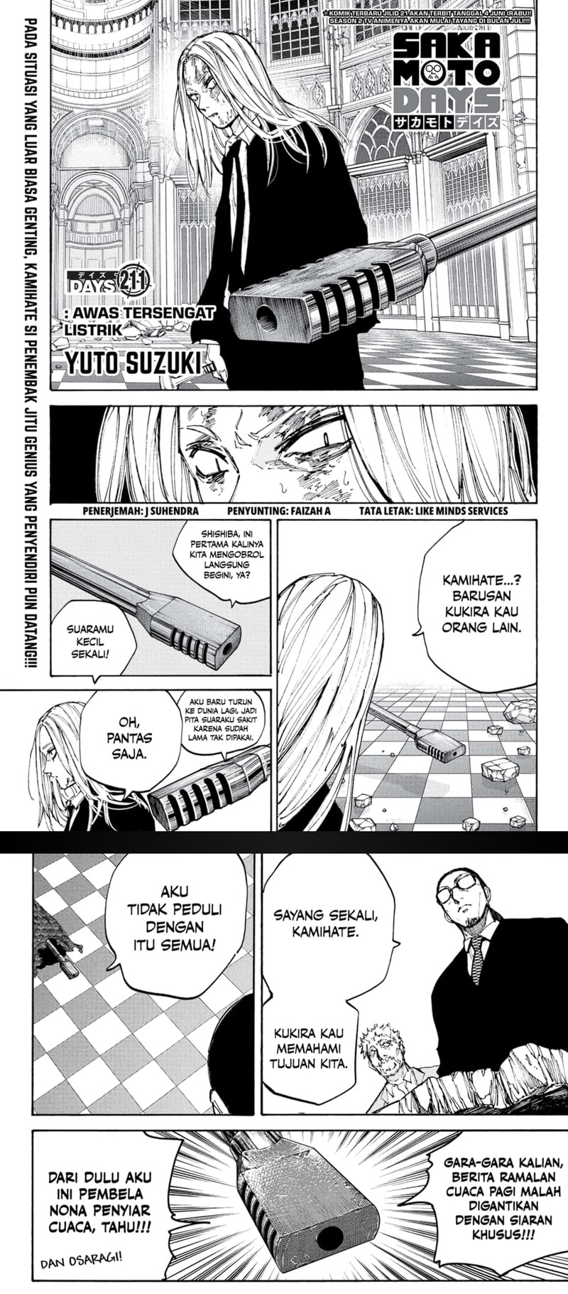 Dilarang COPAS - situs resmi www.mangacanblog.com - Komik sakamoto days 211 - chapter 211 212 Indonesia sakamoto days 211 - chapter 211 Terbaru 0|Baca Manga Komik Indonesia|Mangacan