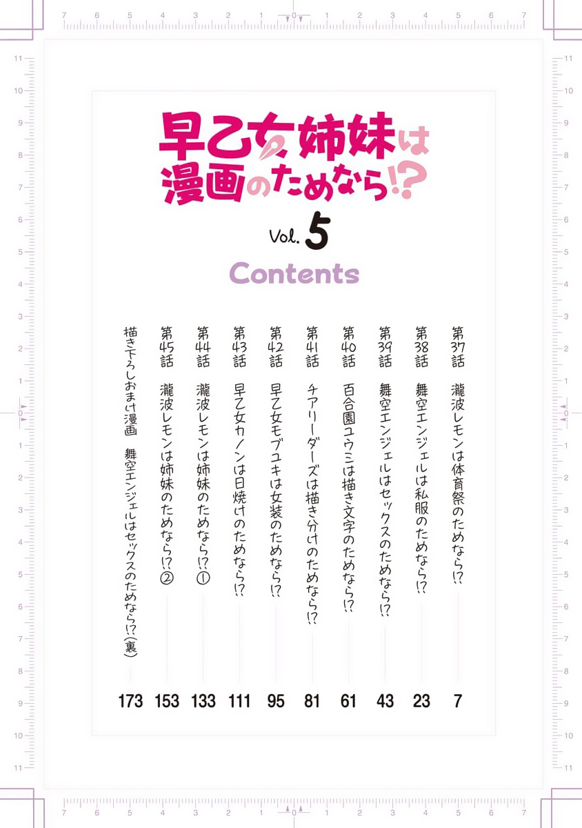 Saotome Shimai Ha Manga no Tame Nara!? chapter 37