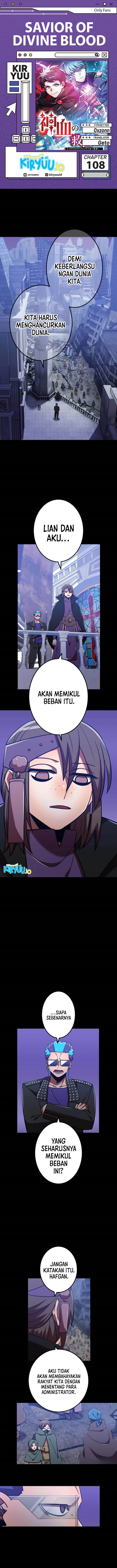 Savior of Divine Blood ~Draw Out 0.00000001% to Become the Strongest~ Chapter 108 Bahasa Indonesia