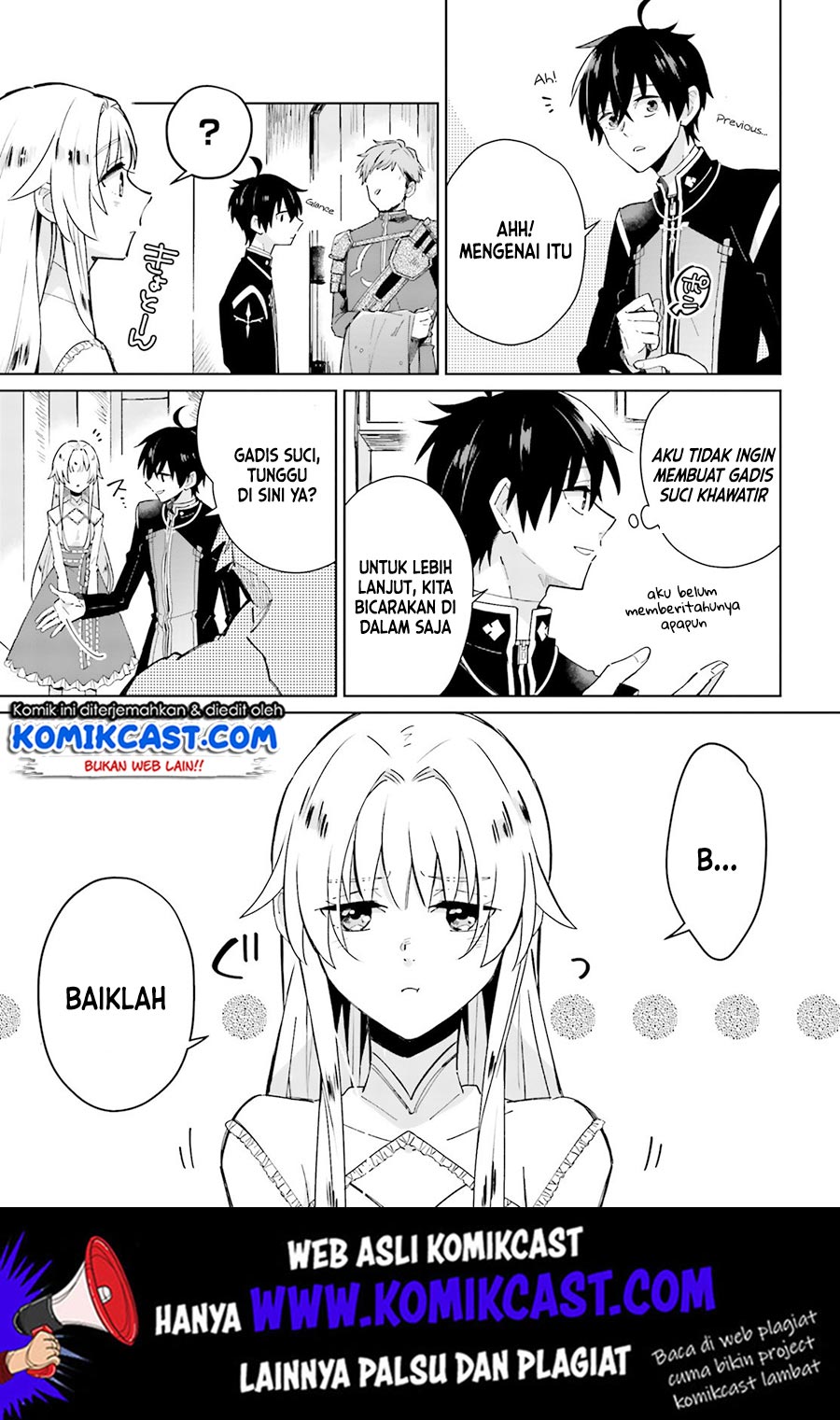Seijo-sama wo Amayakashitai! Tadashi Yuusha, Omae wa Dame da chapter 3