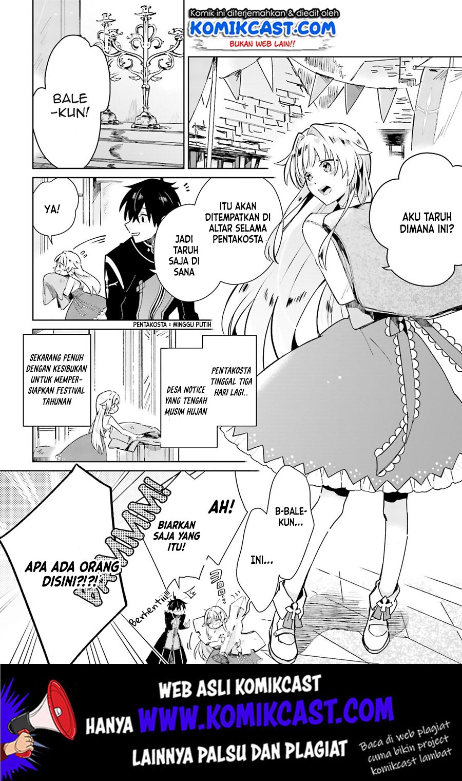 Seijo-sama wo Amayakashitai! Tadashi Yuusha, Omae wa Dame da chapter 3