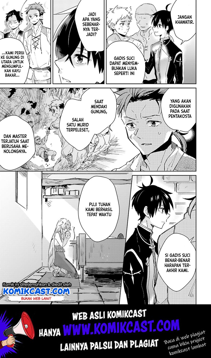 Seijo-sama wo Amayakashitai! Tadashi Yuusha, Omae wa Dame da chapter 3