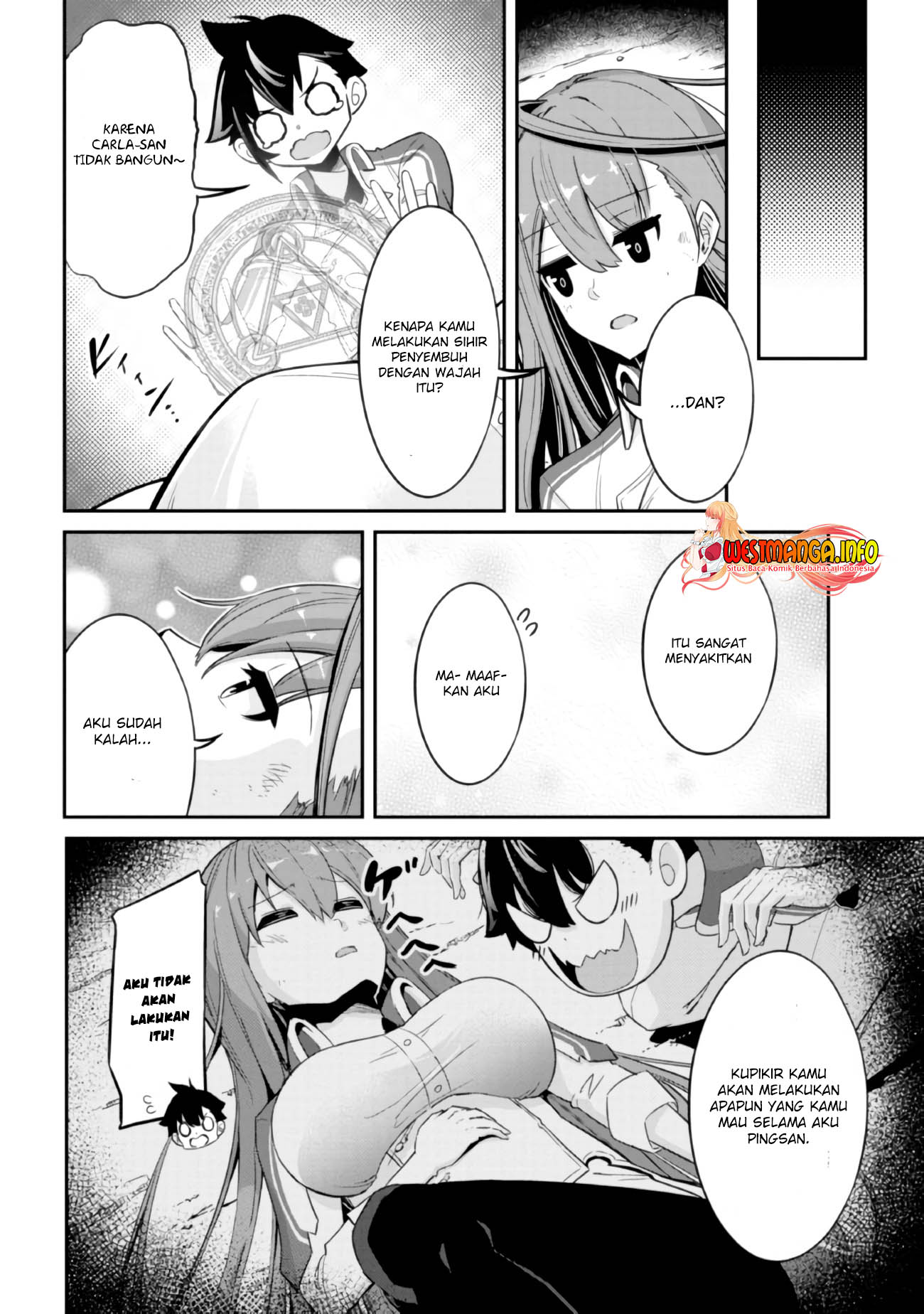 Seikishi ni Natta kedo Danchou no Oppai ga Sugosugite Kokoro ga Kiyomerarenai chapter 3