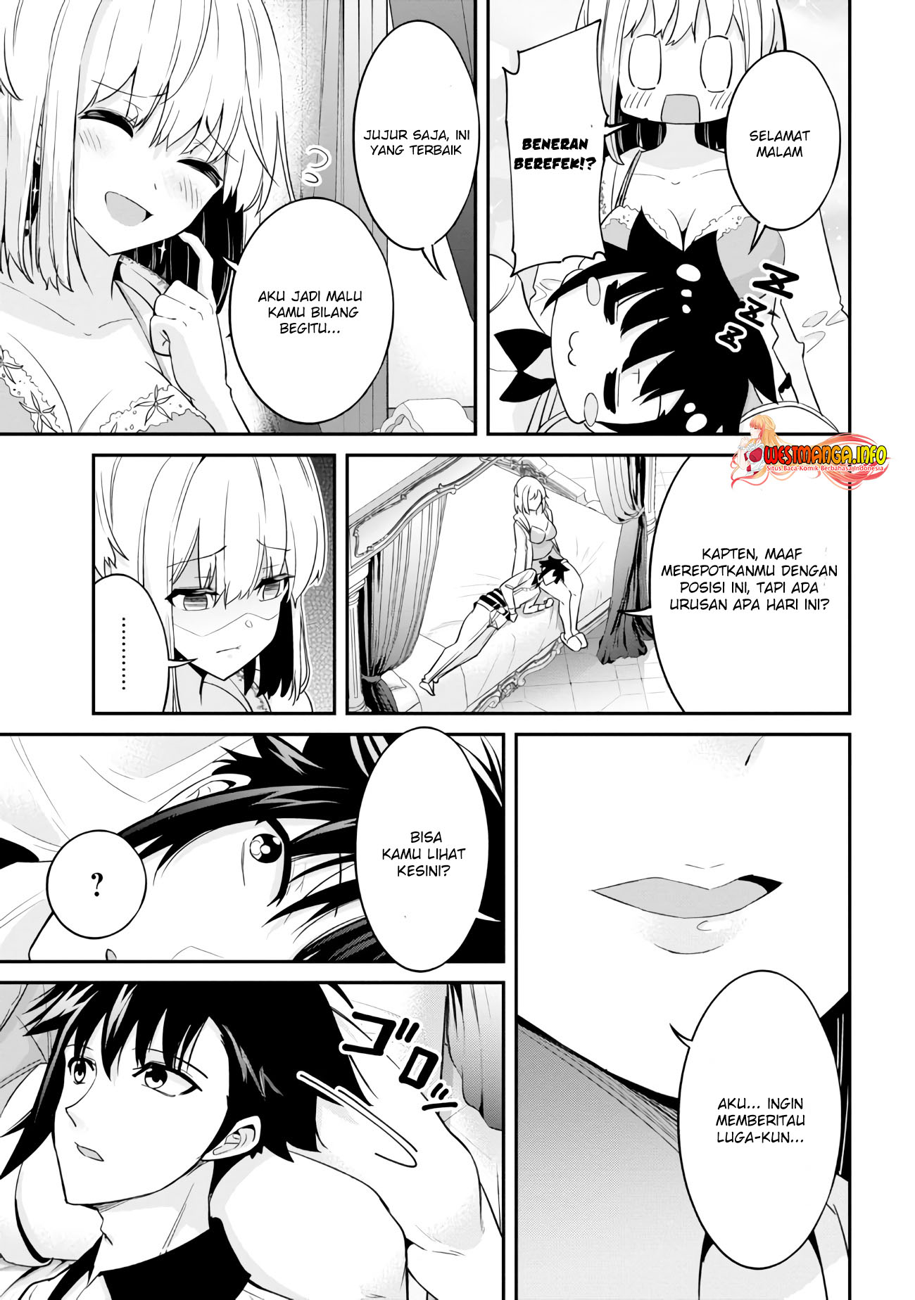 Seikishi ni Natta kedo Danchou no Oppai ga Sugosugite Kokoro ga Kiyomerarenai Chapter 11 Bahasa Indonesia