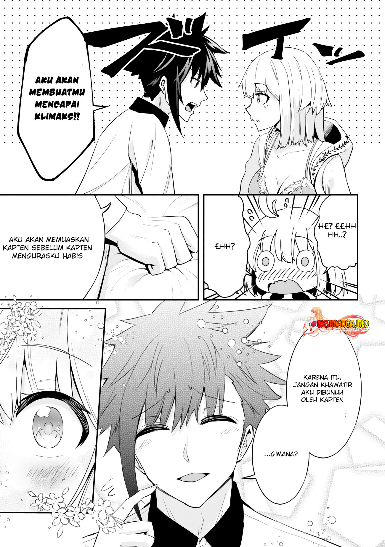 Seikishi ni Natta kedo Danchou no Oppai ga Sugosugite Kokoro ga Kiyomerarenai Chapter 11 Bahasa Indonesia