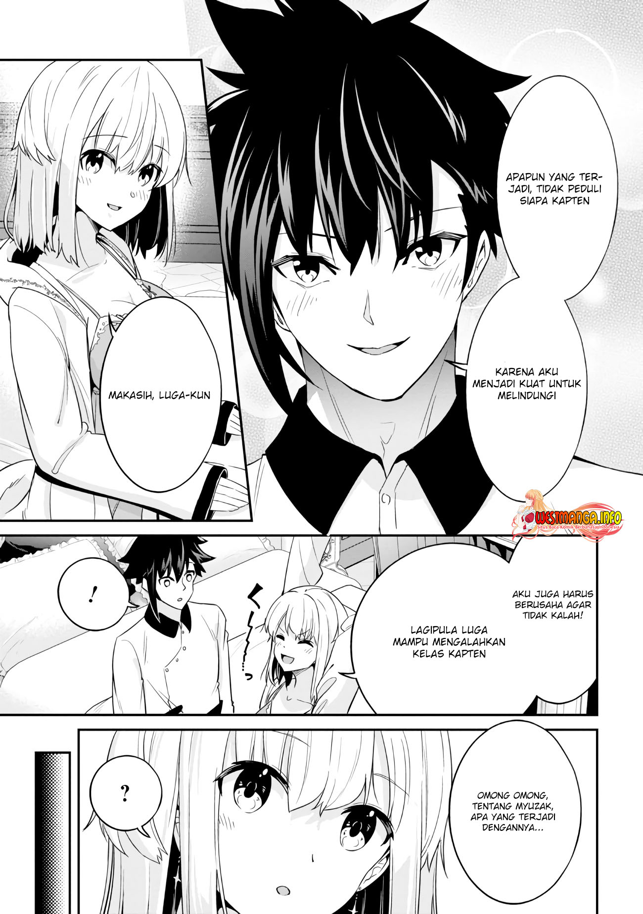Seikishi ni Natta kedo Danchou no Oppai ga Sugosugite Kokoro ga Kiyomerarenai Chapter 11 Bahasa Indonesia