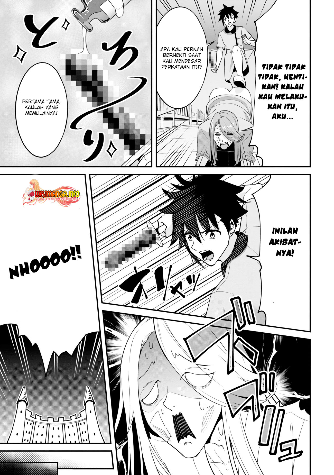Seikishi ni Natta kedo Danchou no Oppai ga Sugosugite Kokoro ga Kiyomerarenai Chapter 11 Bahasa Indonesia