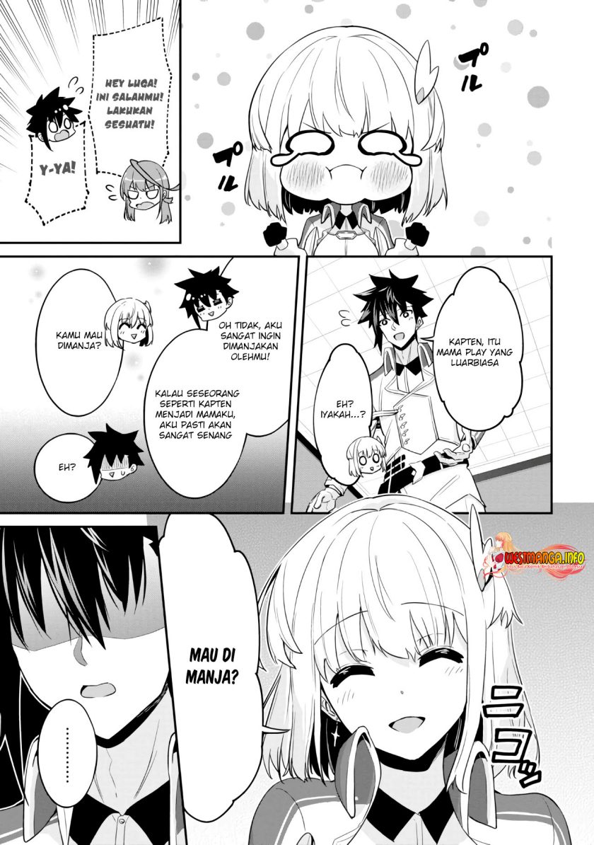 Seikishi ni Natta kedo Danchou no Oppai ga Sugosugite Kokoro ga Kiyomerarenai Chapter 15.1 Bahasa Indonesia