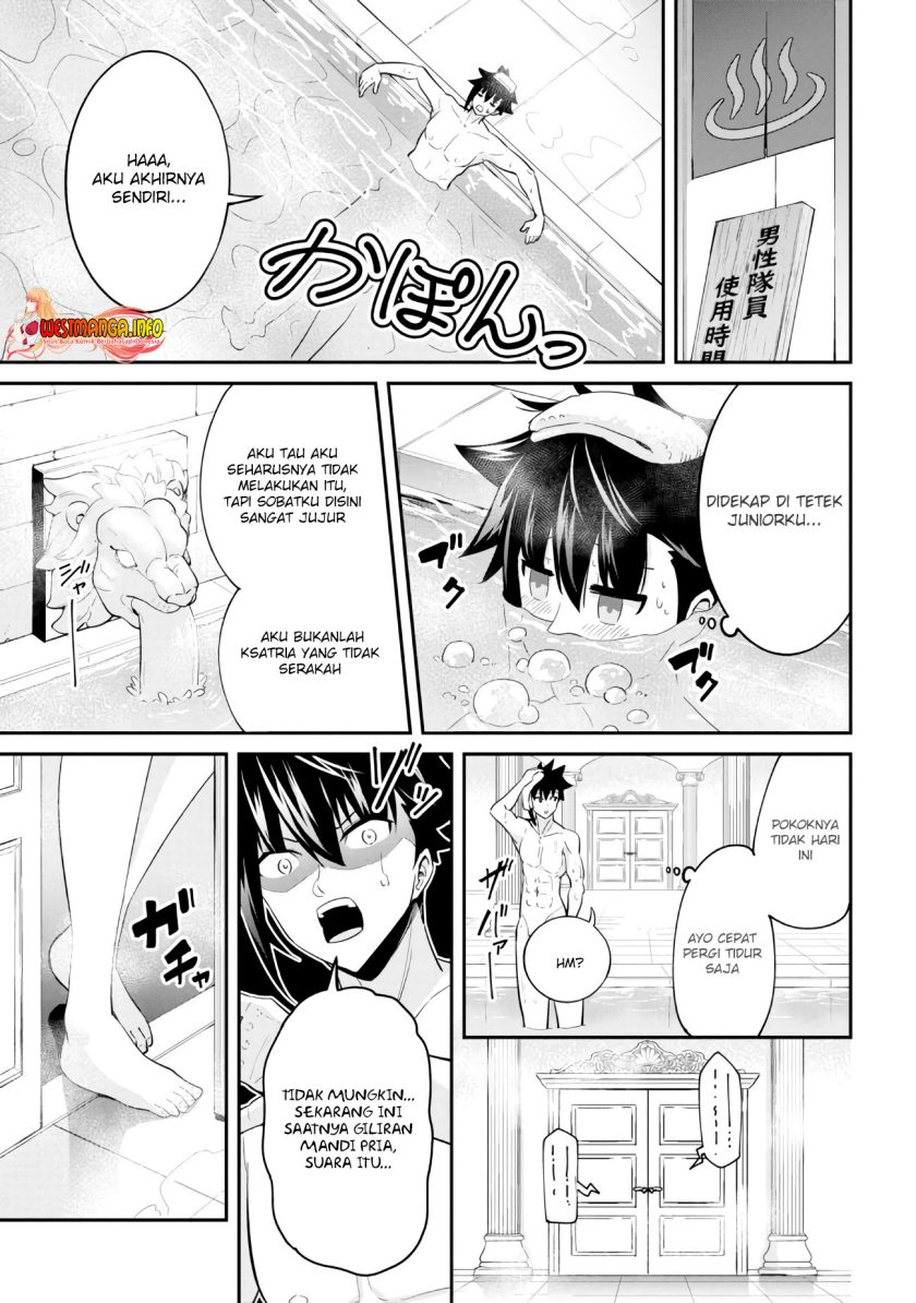 Seikishi ni Natta kedo Danchou no Oppai ga Sugosugite Kokoro ga Kiyomerarenai Chapter 15.1 Bahasa Indonesia
