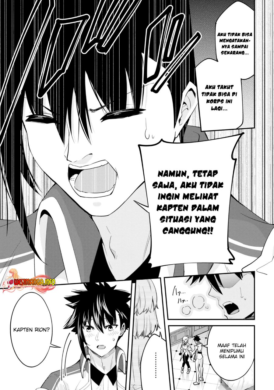 Seikishi ni Natta kedo Danchou no Oppai ga Sugosugite Kokoro ga Kiyomerarenai Chapter 18.2 Bahasa Indonesia