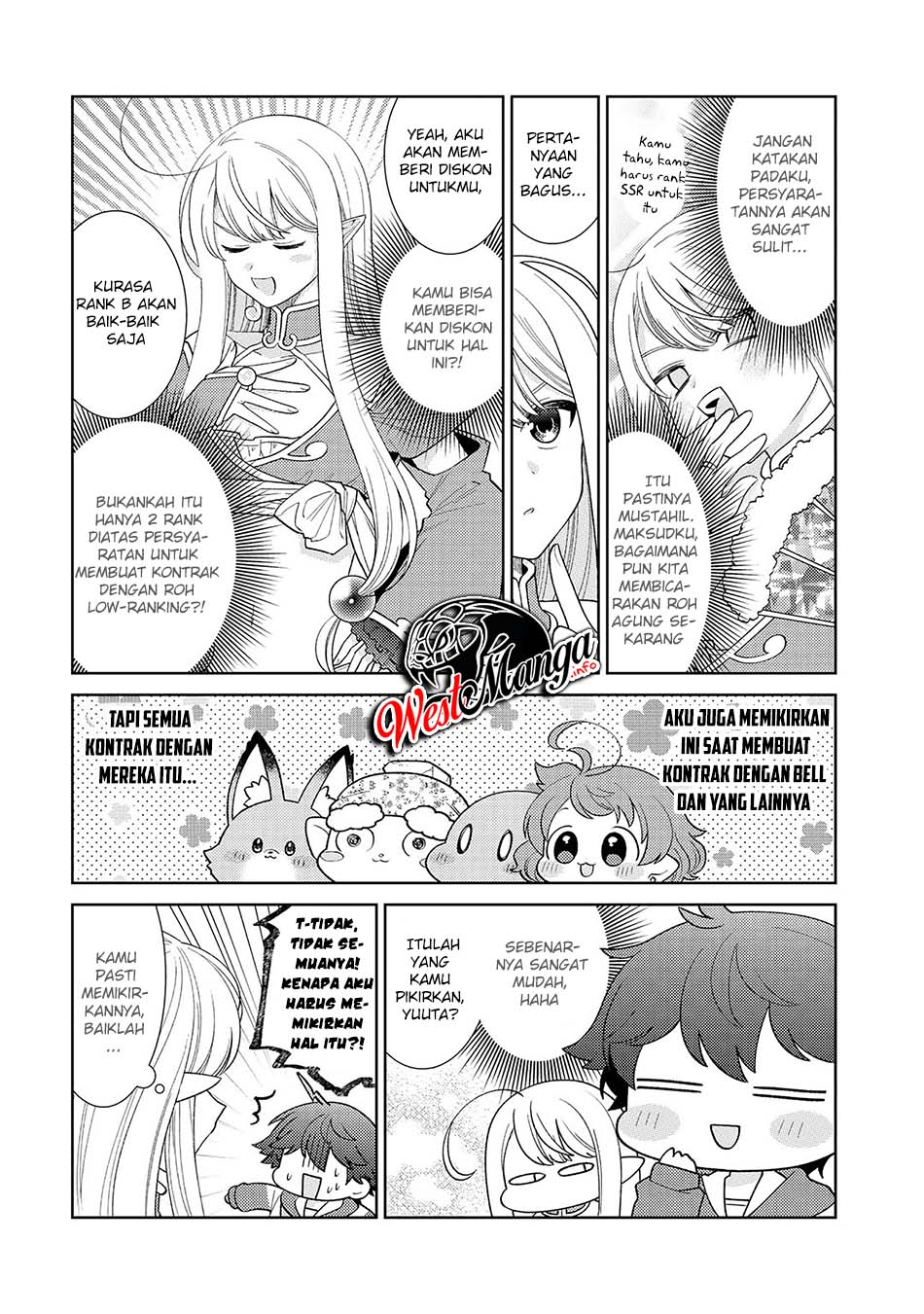 Seirei-tachi no Rakuen to Risou no Isekai Seikatsu Chapter 18 Bahasa Indonesia