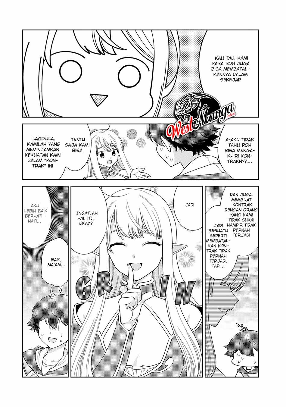 Seirei-tachi no Rakuen to Risou no Isekai Seikatsu Chapter 18 Bahasa Indonesia