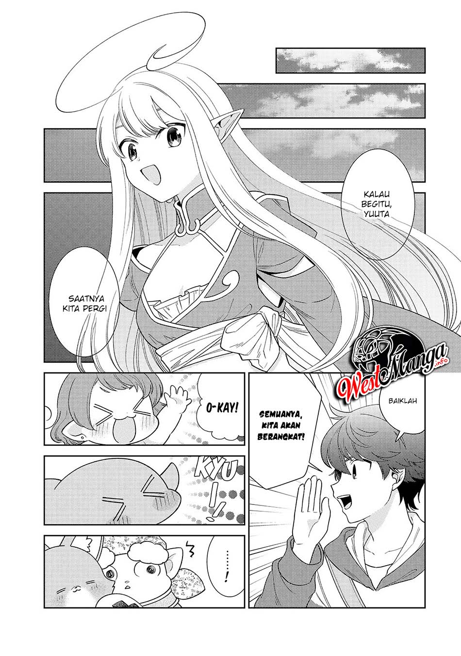 Seirei-tachi no Rakuen to Risou no Isekai Seikatsu Chapter 18 Bahasa Indonesia