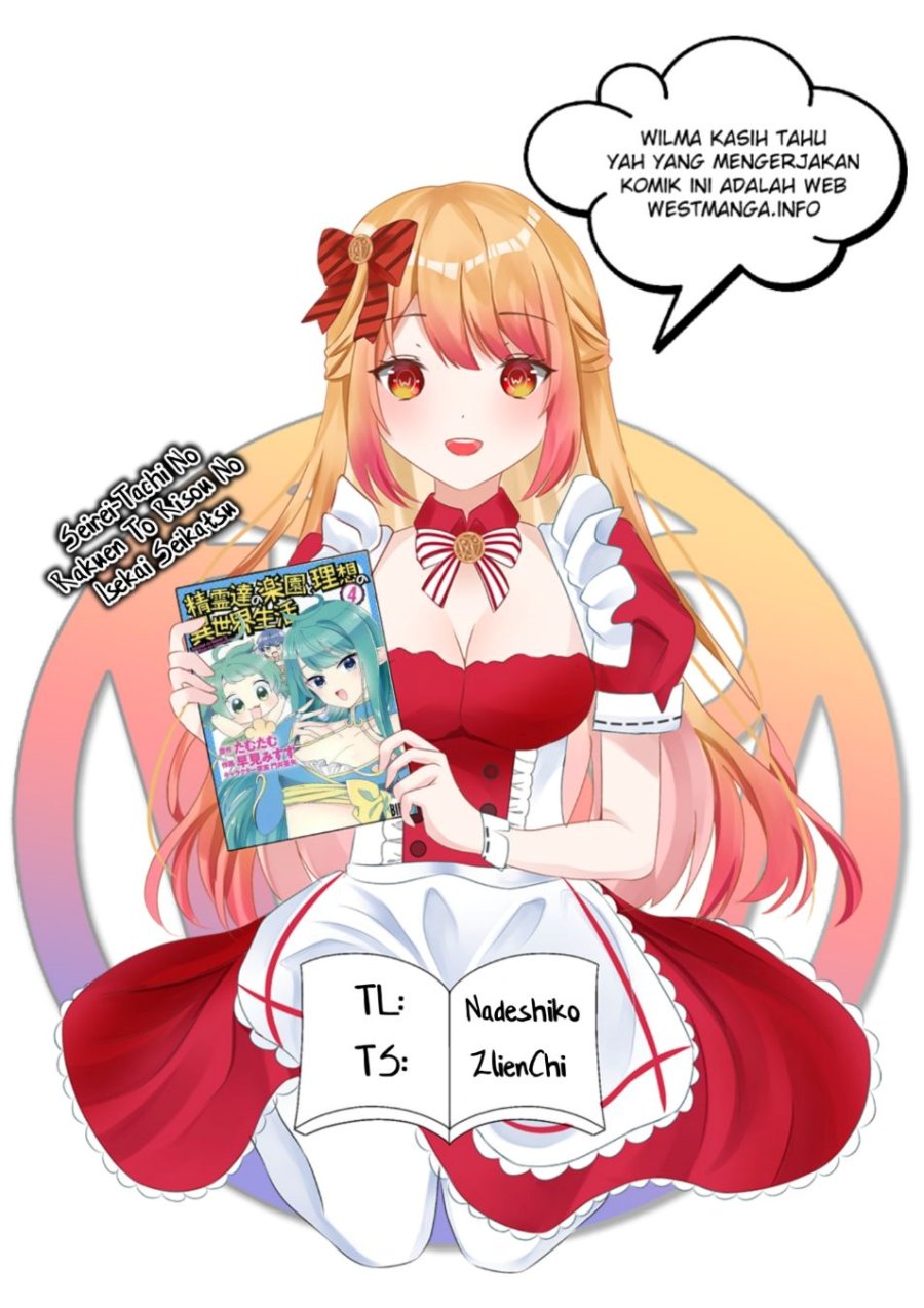 Seirei-tachi no Rakuen to Risou no Isekai Seikatsu chapter 38