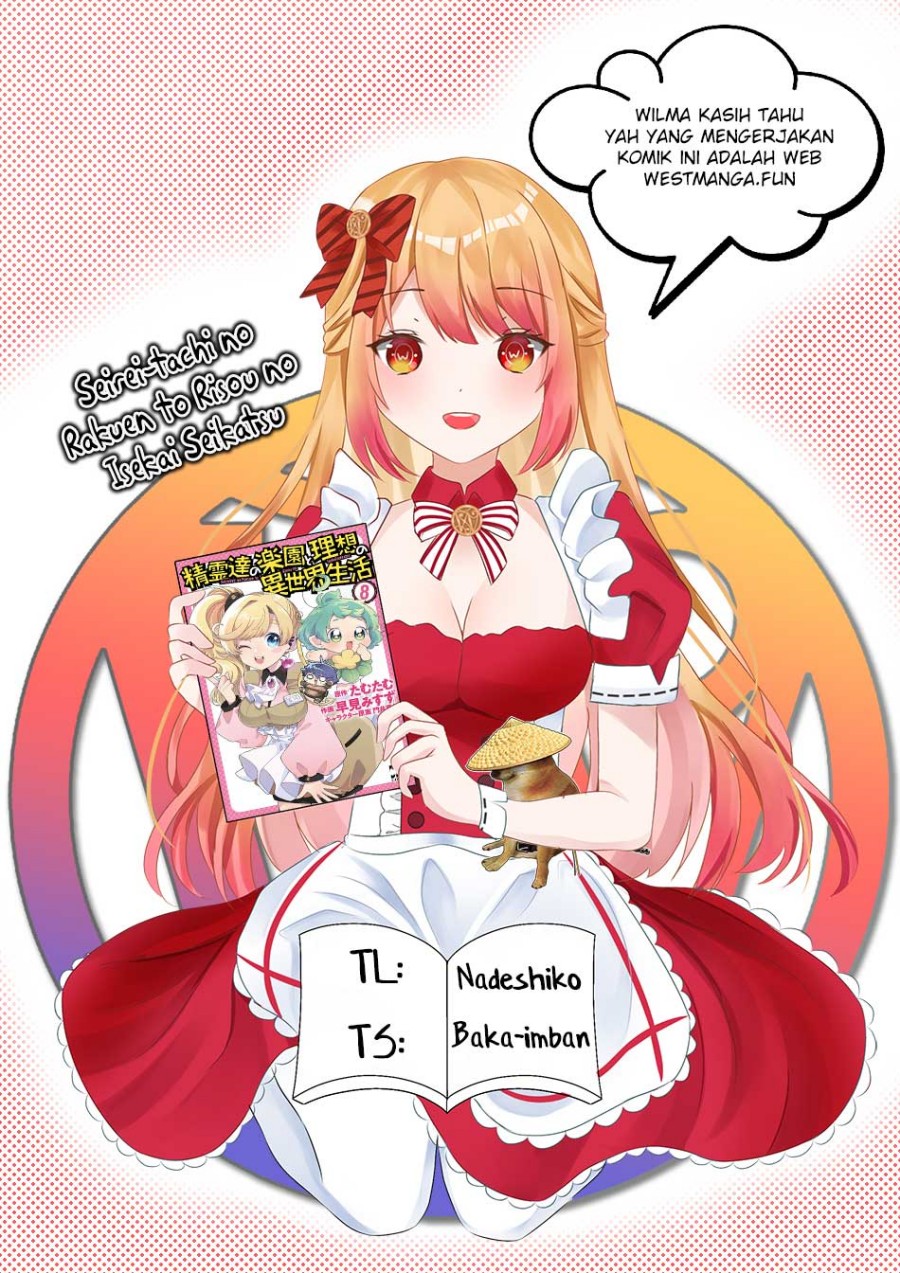 Seirei-tachi no Rakuen to Risou no Isekai Seikatsu chapter 65