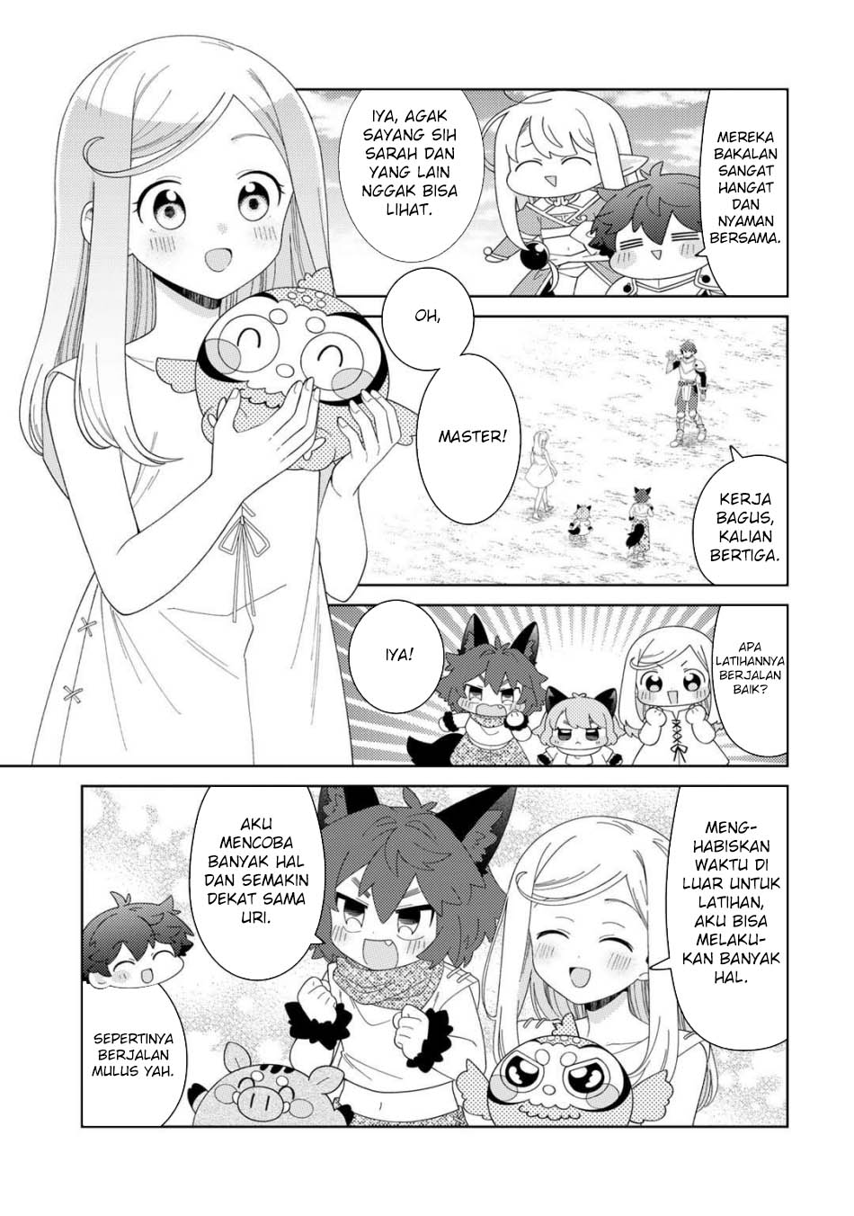 Seirei-tachi no Rakuen to Risou no Isekai Seikatsu chapter 70