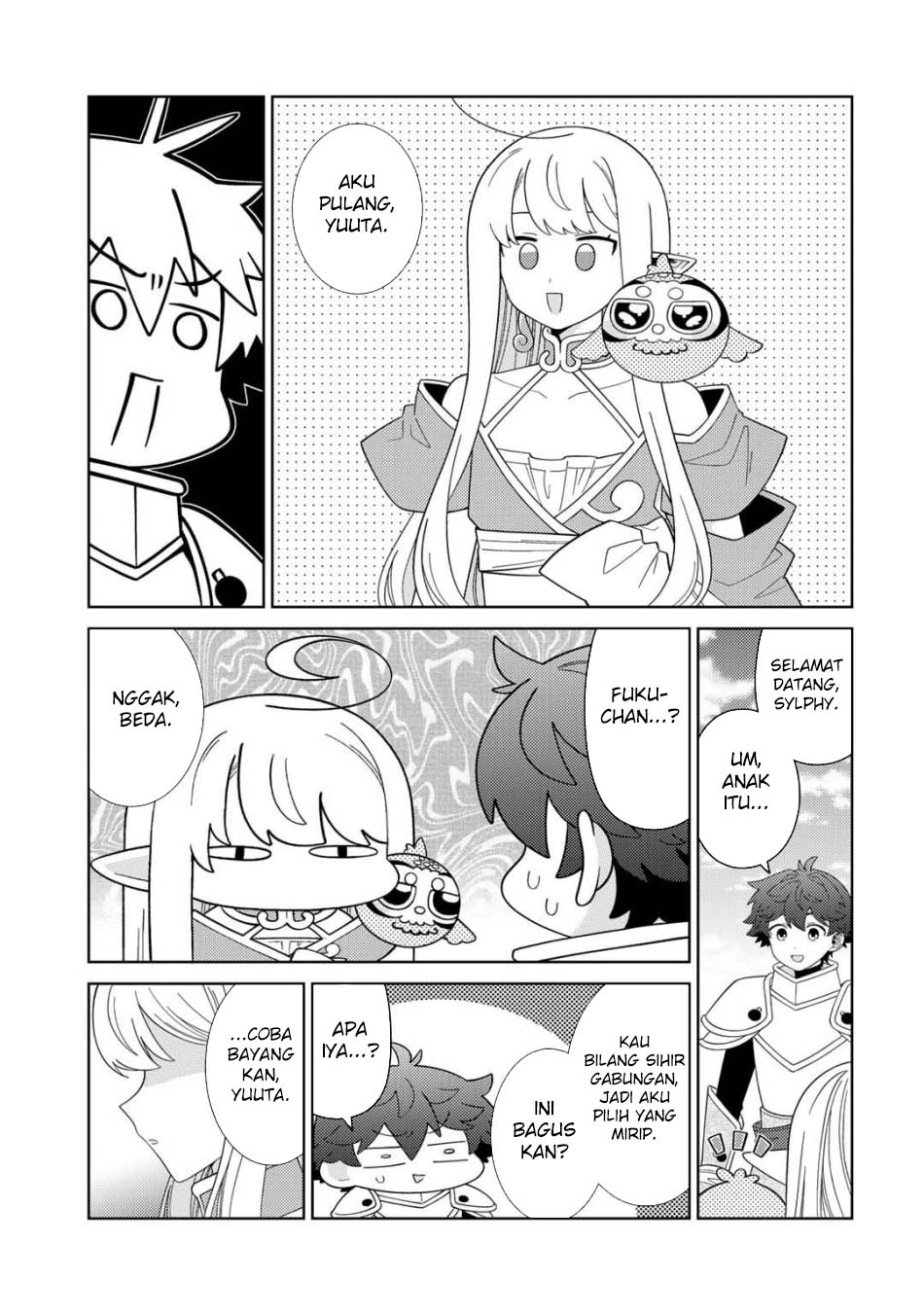 Seirei-tachi no Rakuen to Risou no Isekai Seikatsu chapter 70