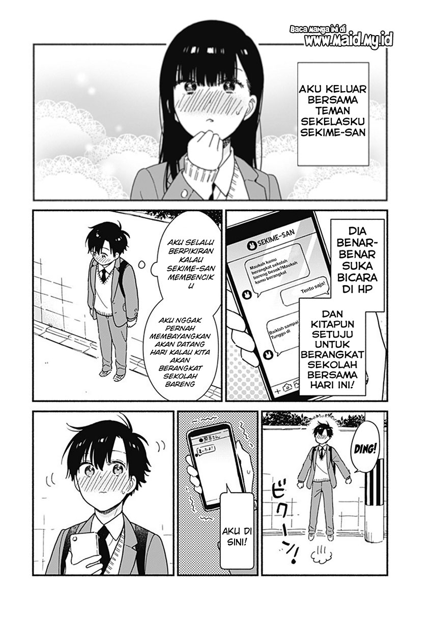 Sekimen Shinaide Sekime-san (Serialization) Chapter 04 Bahasa Indonesia