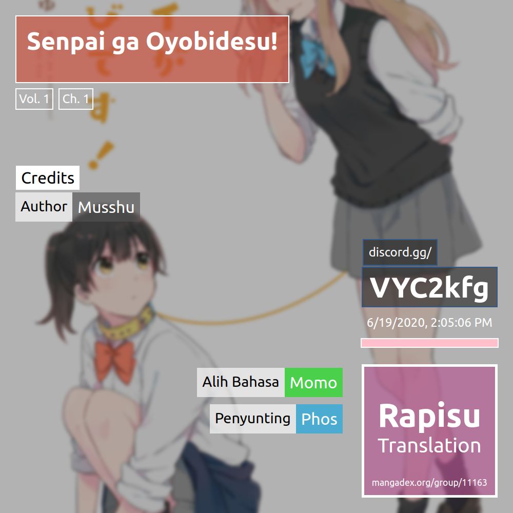 Senpai ga Oyobidesu! Chapter 01 Bahasa Indonesia
