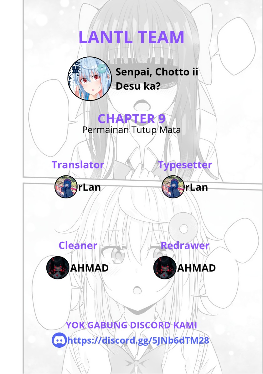 Senpai, Chotto ii Desu ka? Chapter 09 Bahasa Indonesia