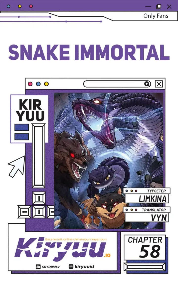 Serpent Ancestor (Snake Immortal: The Tale of a Snake’s Cultivation to Immortality) chapter 58