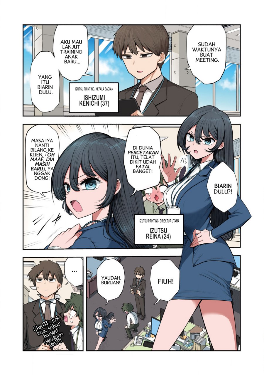 Shachou to Sake to Hoshi Chapter 01 Bahasa Indonesia