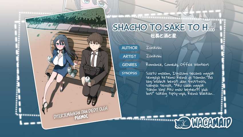 Shachou to Sake to Hoshi Chapter 07 Bahasa Indonesia