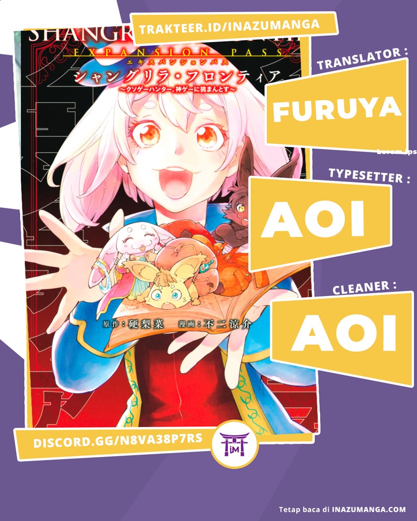 Shangri-La Frontier ~ Kusoge Hunter, Kamige ni Idoman to su~ chapter 55
