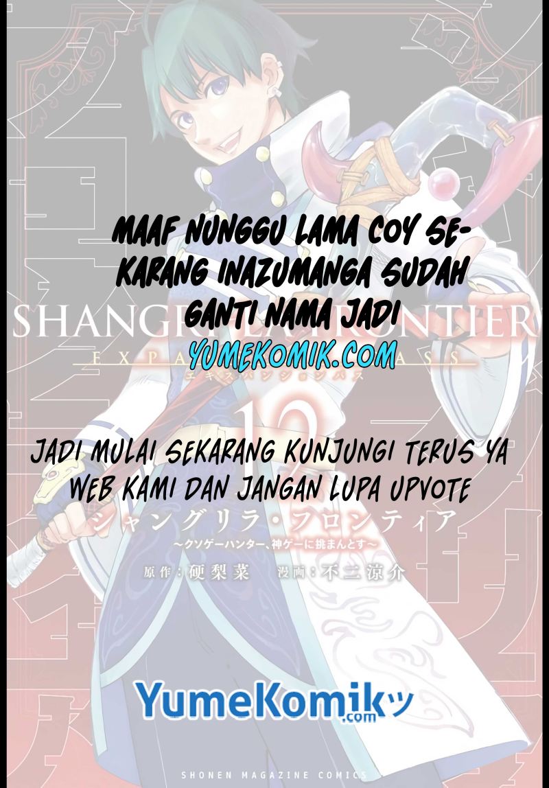 Shangri-La Frontier ~ Kusoge Hunter, Kamige ni Idoman to su~ Chapter 90 Bahasa Indonesia
