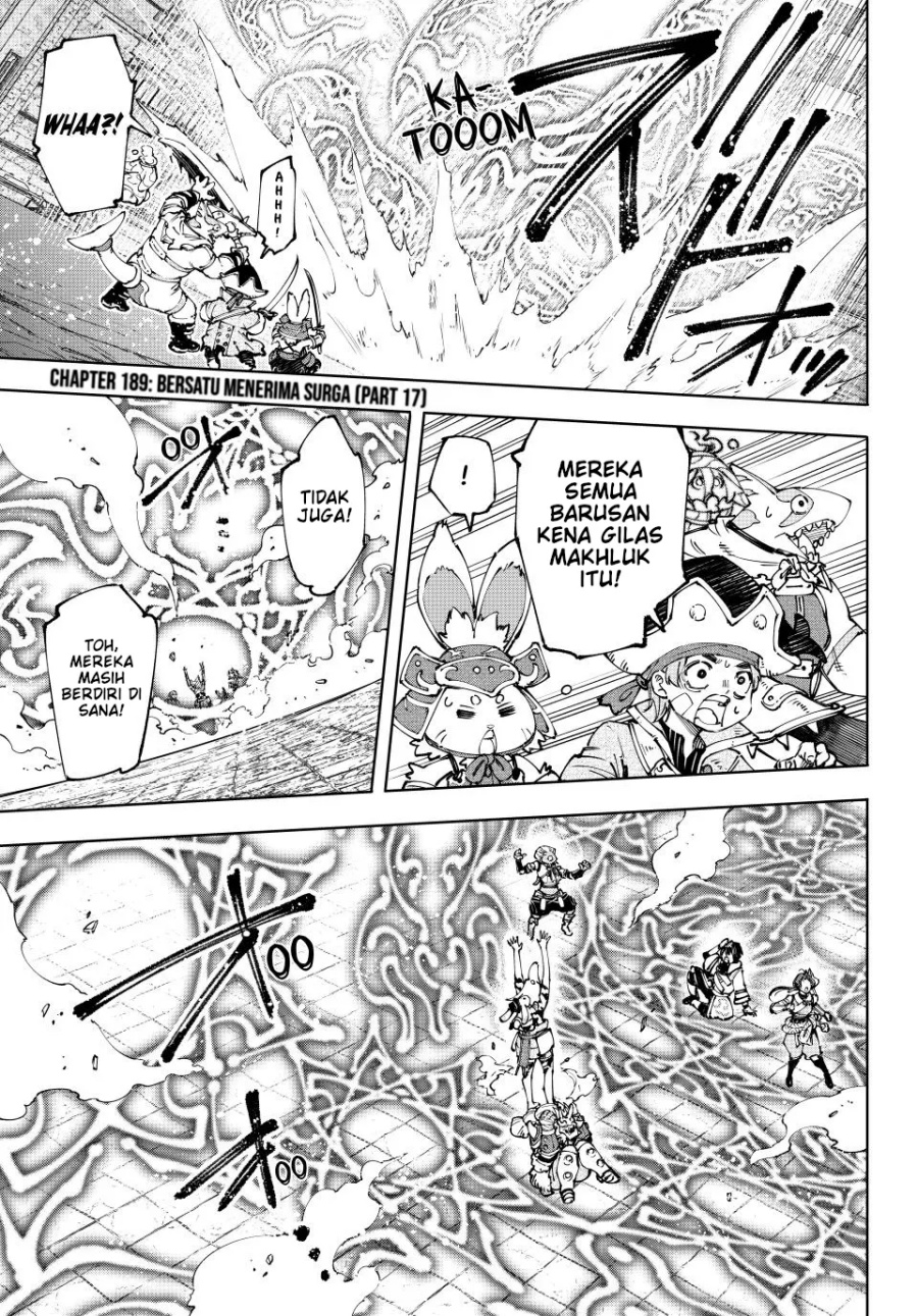 Shangri-La Frontier ~ Kusoge Hunter, Kamige ni Idoman to su~ chapter 189