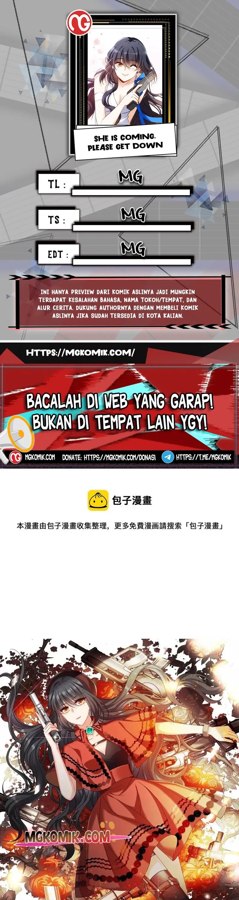 She Is Coming, Please Get Down! Chapter 93.1 Bahasa Indonesia