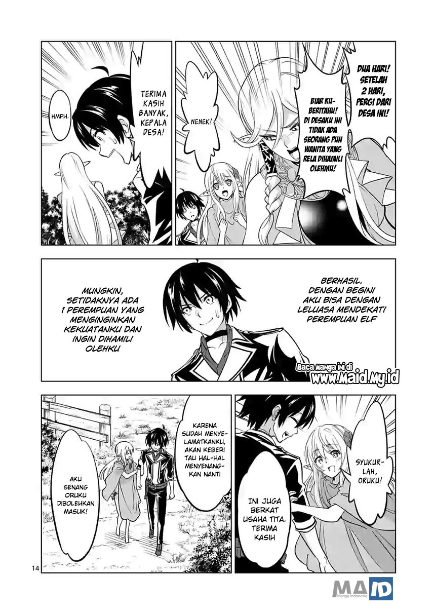 Shijou Saikyou Orc-san no Tanoshii Tanetsuke Harem Zukuri Chapter 14 Bahasa Indonesia