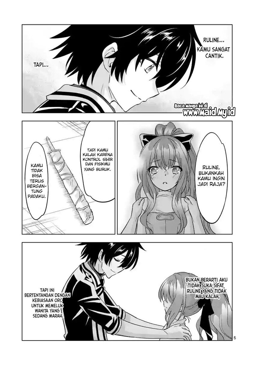 Shijou Saikyou Orc-san no Tanoshii Tanetsuke Harem Zukuri Chapter 88 Bahasa Indonesia