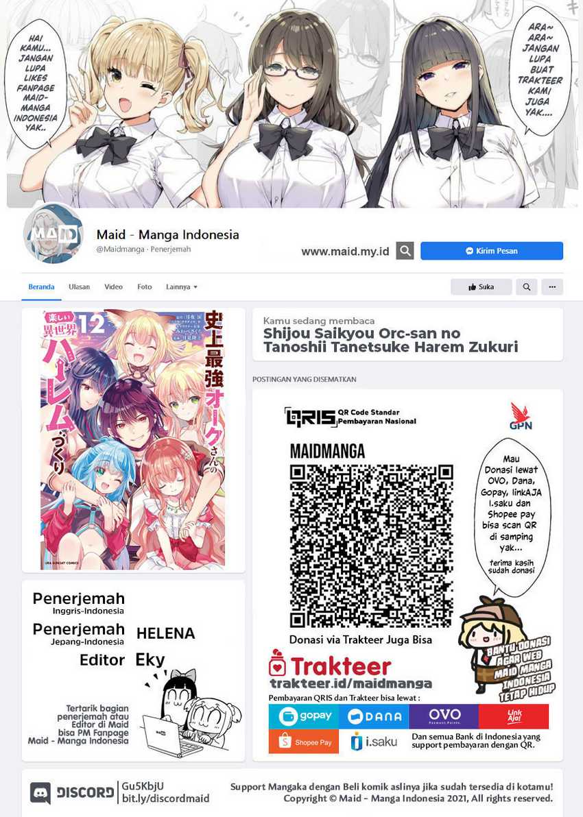 Shijou Saikyou Orc-san no Tanoshii Tanetsuke Harem Zukuri chapter 101