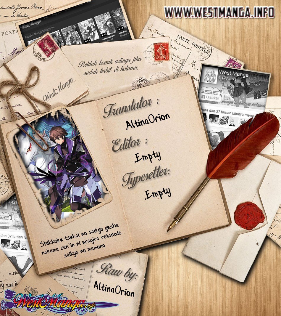 Shikkoku Tsukai no Saikyo Yusha Nakama Zen’in ni Uragira Retanode Saikyo no Mamono chapter 1