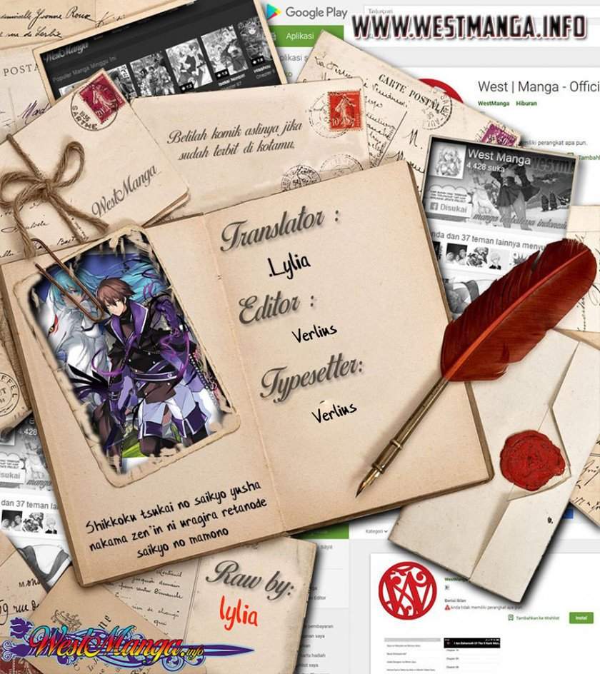 Shikkoku Tsukai no Saikyo Yusha Nakama Zen’in ni Uragira Retanode Saikyo no Mamono Chapter 04.2 Bahasa Indonesia