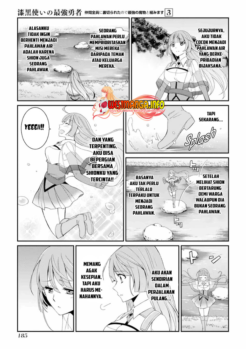 Shikkoku Tsukai no Saikyo Yusha Nakama Zen’in ni Uragira Retanode Saikyo no Mamono Chapter 13 Bahasa Indonesia