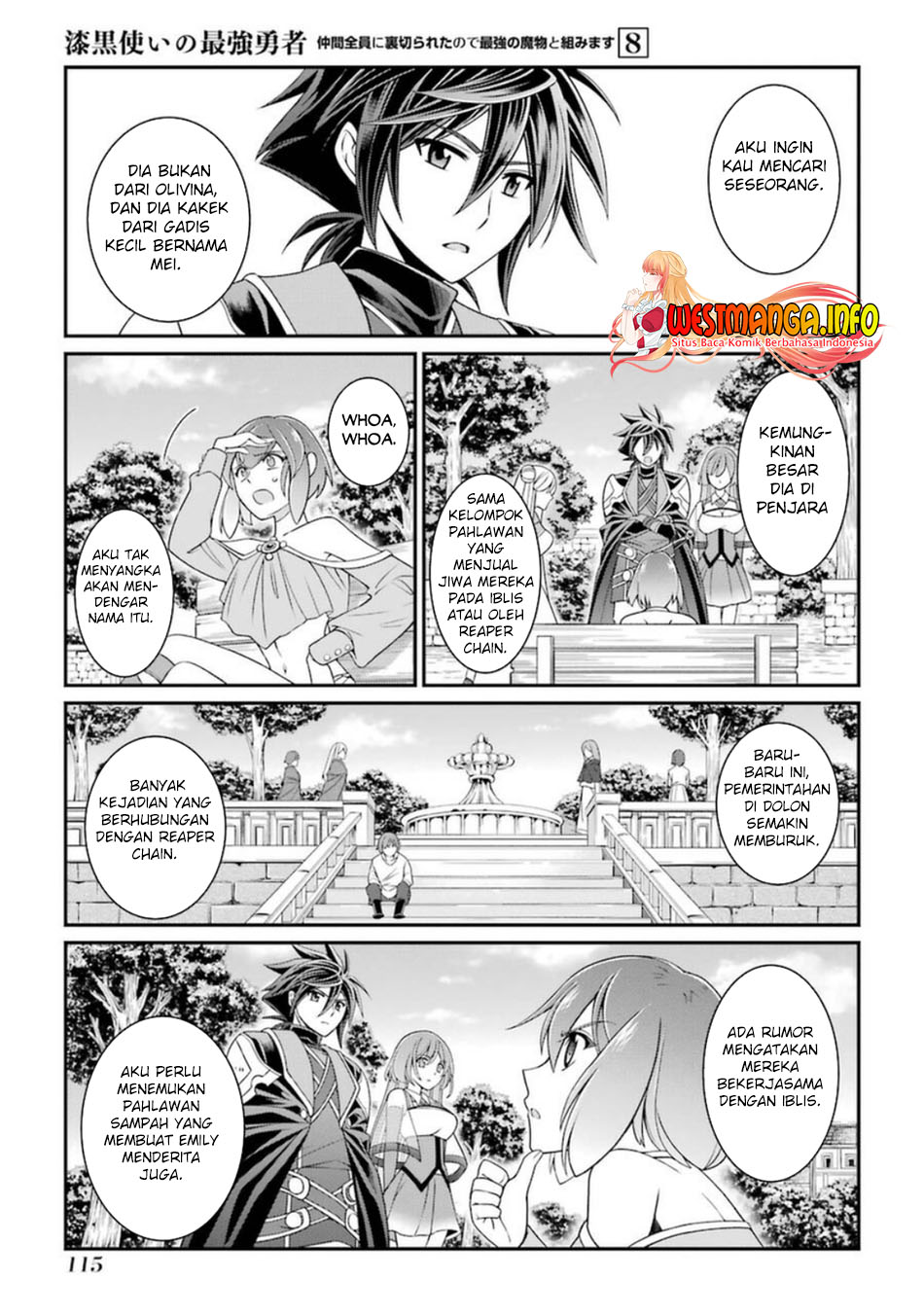 Shikkoku Tsukai no Saikyo Yusha Nakama Zen’in ni Uragira Retanode Saikyo no Mamono Chapter 41 Bahasa Indonesia