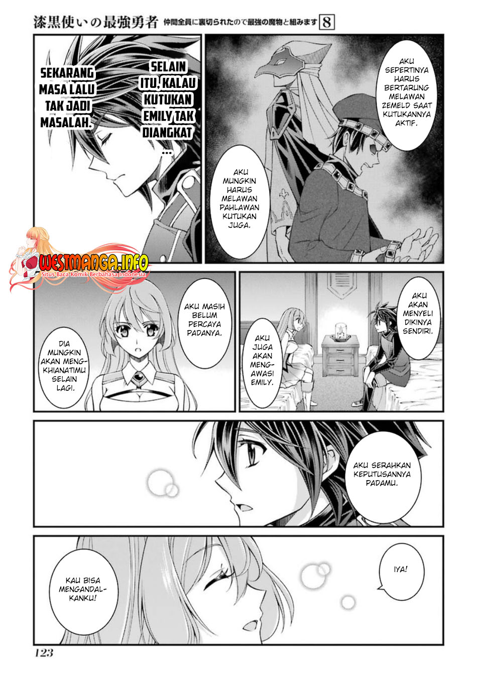 Shikkoku Tsukai no Saikyo Yusha Nakama Zen’in ni Uragira Retanode Saikyo no Mamono Chapter 41 Bahasa Indonesia