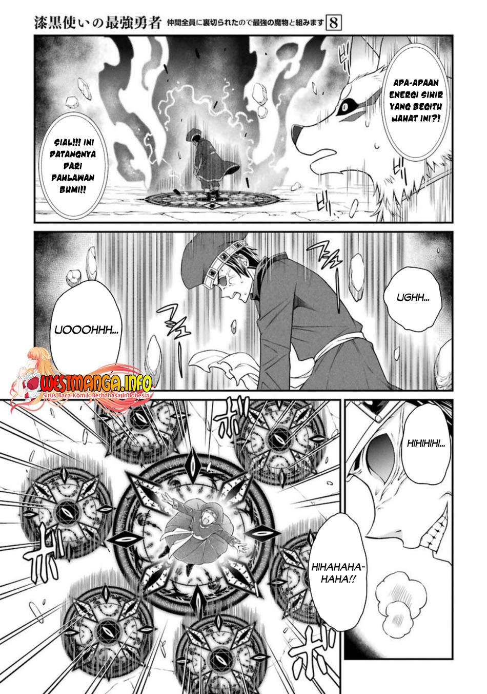Shikkoku Tsukai no Saikyo Yusha Nakama Zen’in ni Uragira Retanode Saikyo no Mamono Chapter 43 Bahasa Indonesia