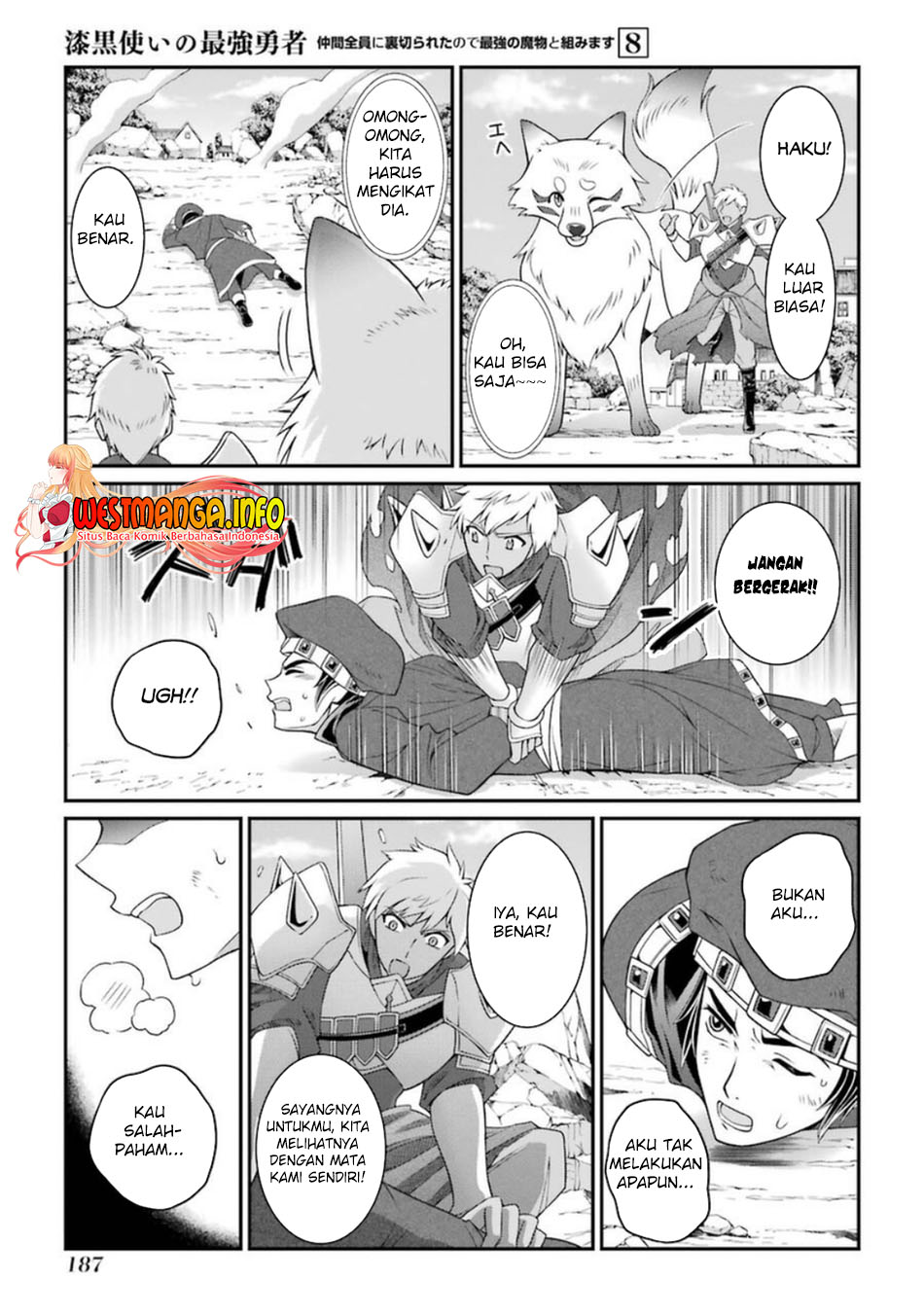 Shikkoku Tsukai no Saikyo Yusha Nakama Zen’in ni Uragira Retanode Saikyo no Mamono Chapter 43 Bahasa Indonesia