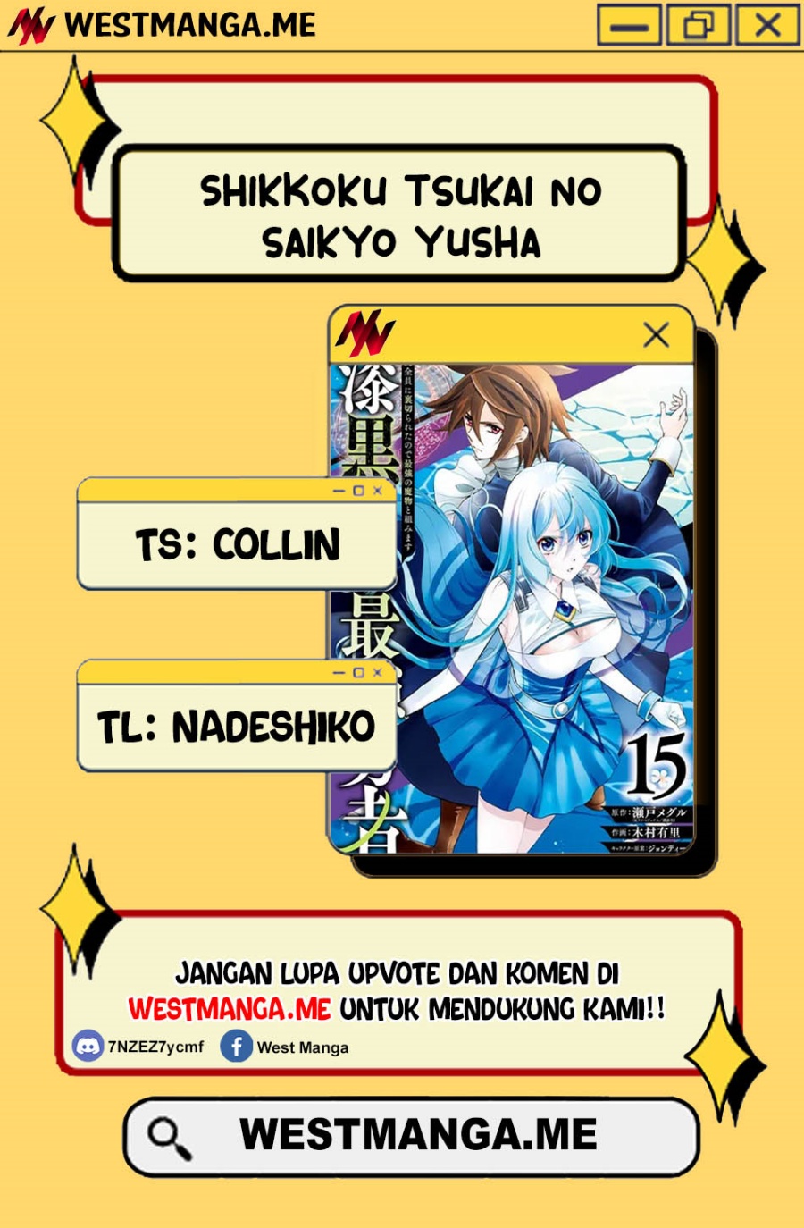 Shikkoku Tsukai no Saikyo Yusha Nakama Zen’in ni Uragira Retanode Saikyo no Mamono Chapter 95 Bahasa Indonesia