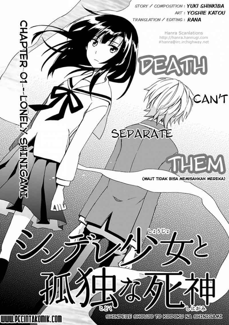 Shindere Shoujo to Kodoku na Shinigami chapter 1