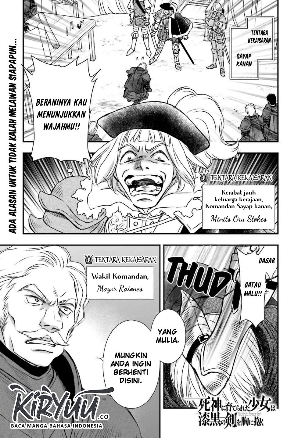 Shinigami ni Sodaterareta Shoujo wa Shikkoku no Tsurugi wo Mune ni Idaku chapter 8